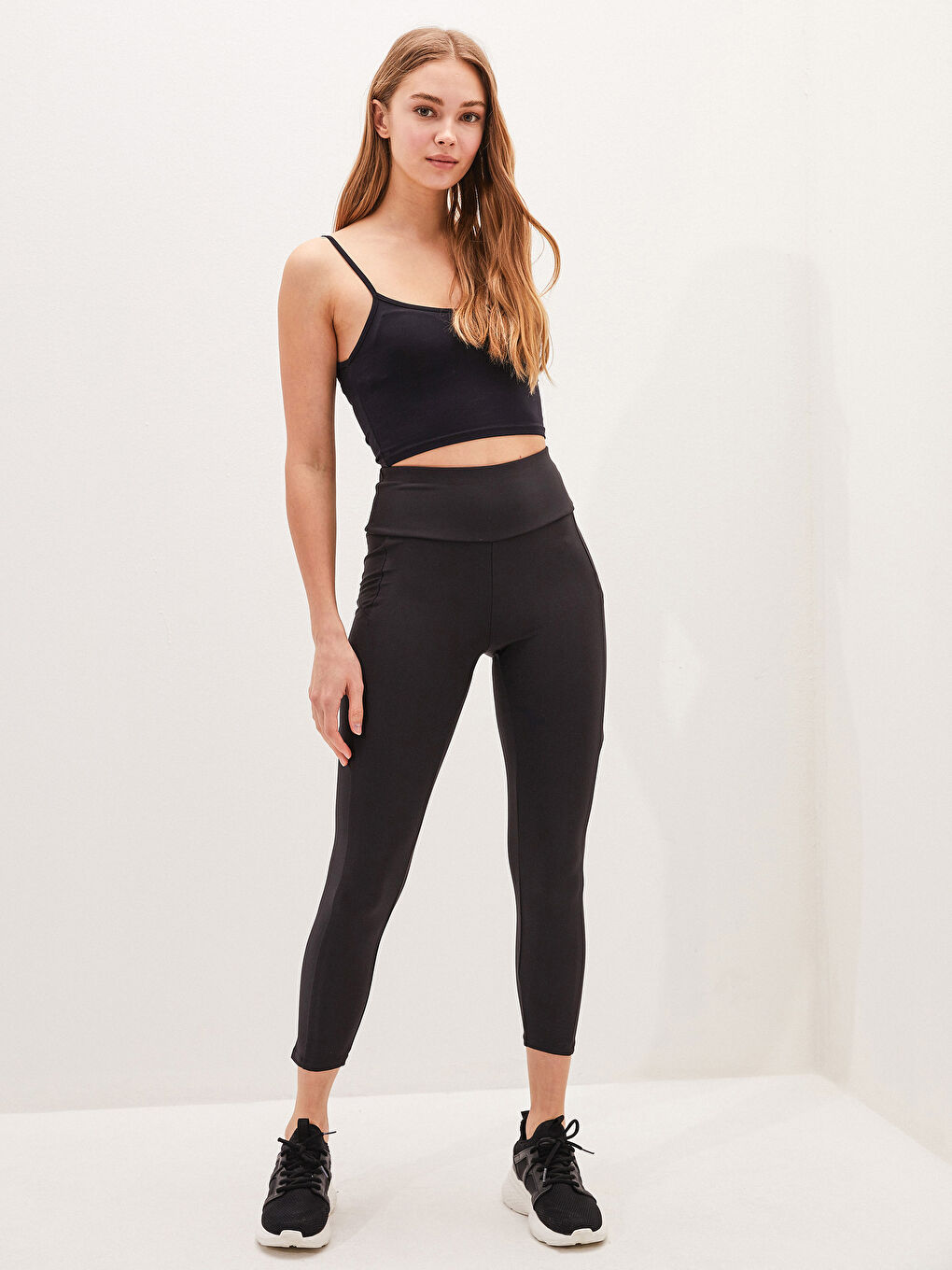 XSIDE ACTIVE Elastic Waist Printed Pocket Detailed Women's Sport Leggings -S1GR50Z8-CVL