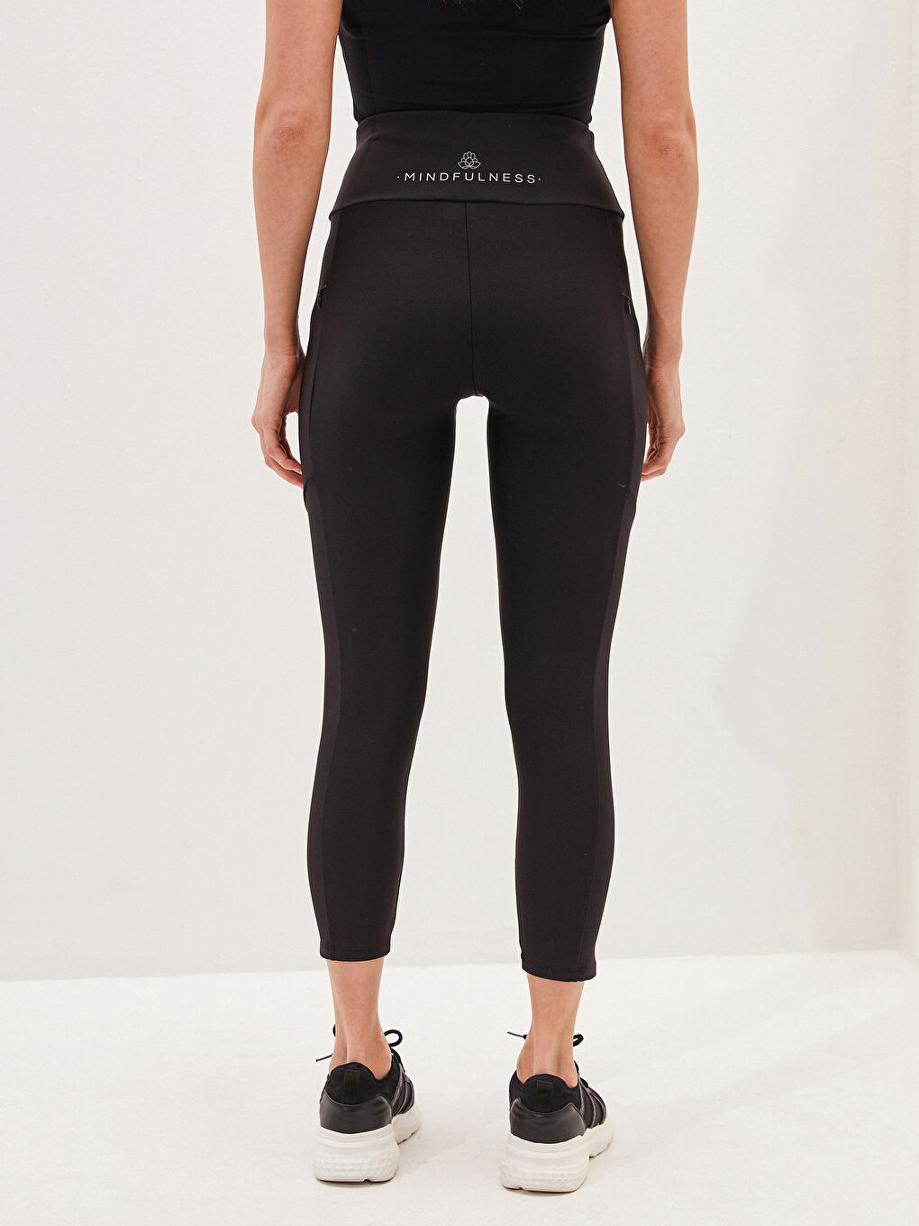 XSIDE ACTIVE Elastic Waist Printed Pocket Detailed Women's Sport Leggings -S1GR50Z8-CVL