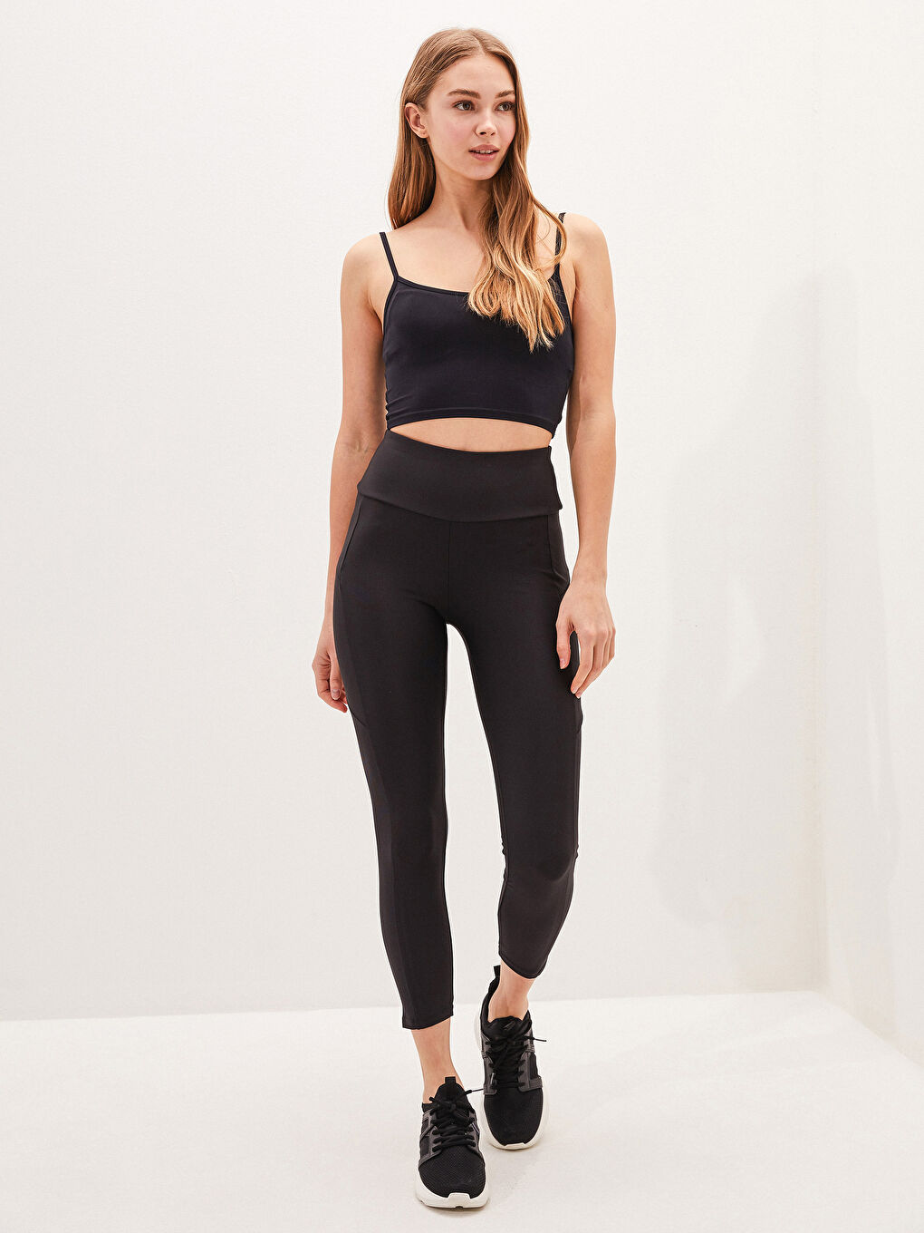 XSIDE ACTIVE Elastic Waist Printed Pocket Detailed Women's Sport Leggings -S1GR50Z8-CVL