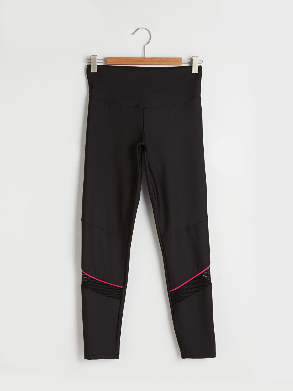 Women's Elastic Waist Mesh Detailed Sport Tights -S1GR51Z8-CVL