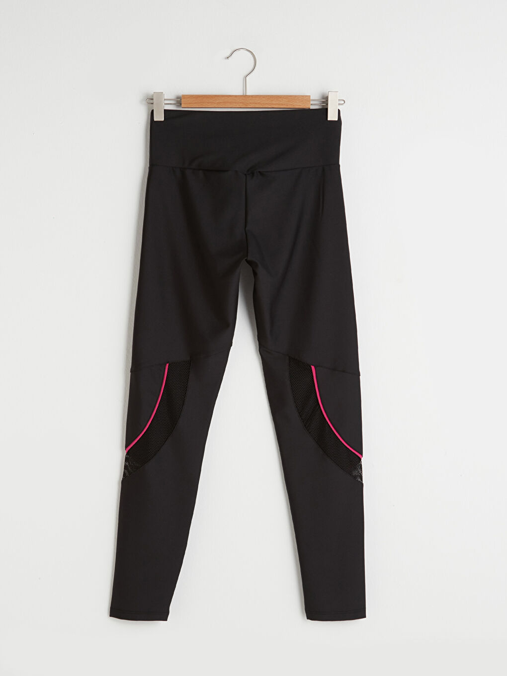Women's Elastic Waist Mesh Detailed Sport Tights -S1GR51Z8-CVL