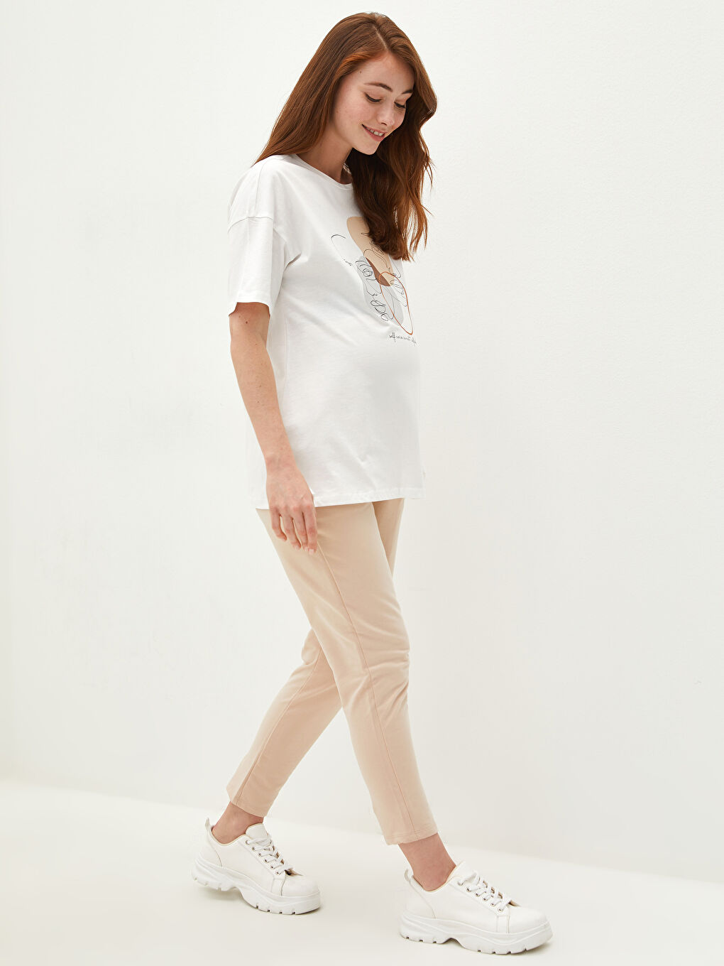 Žena BEŽ Trenirke-3