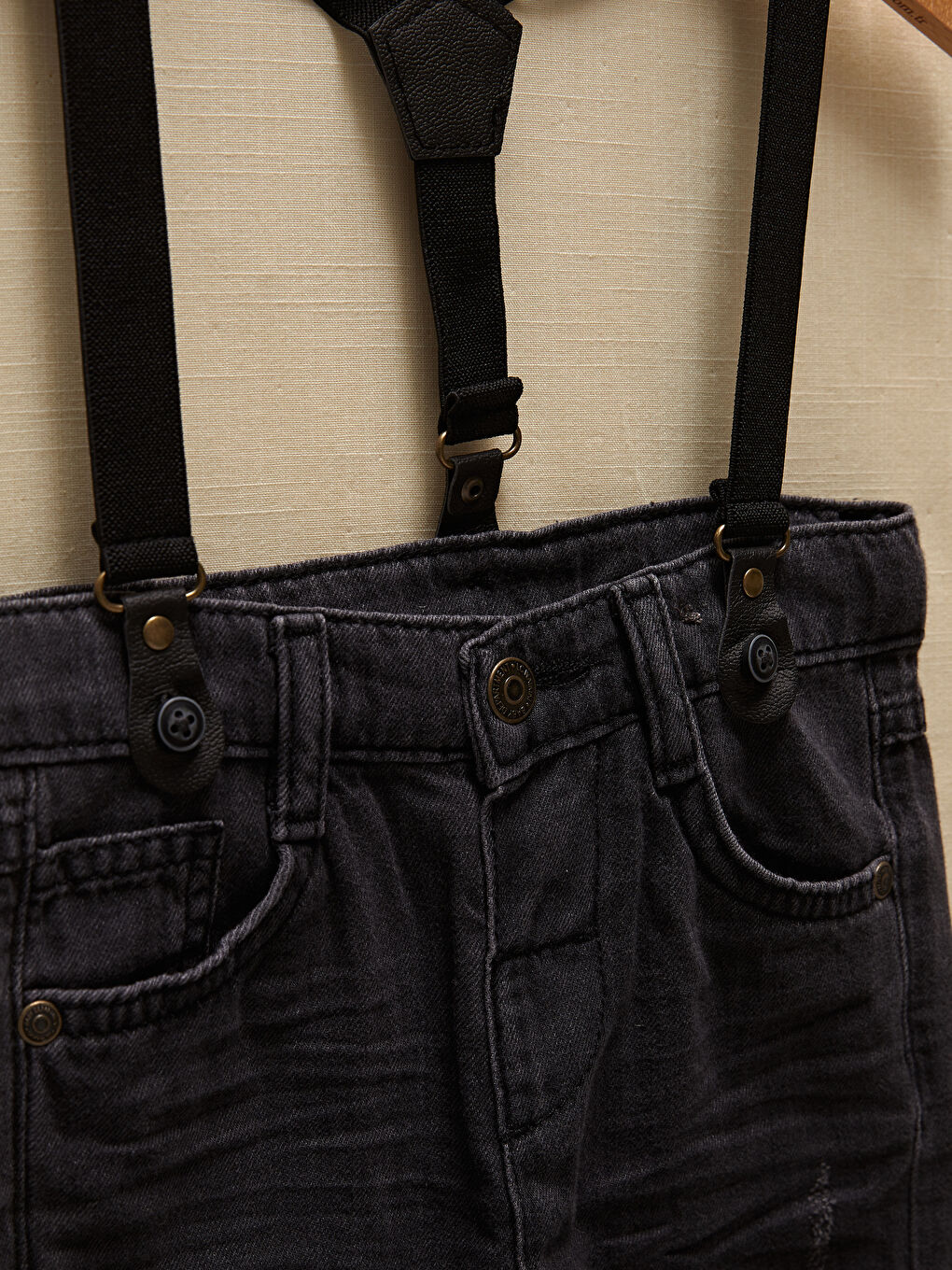 LCW baby Low Crotch Fit Basic Baby Boy Jean Shorts and Pants Strap 2 Pieces -S1GS16Z1-M0U