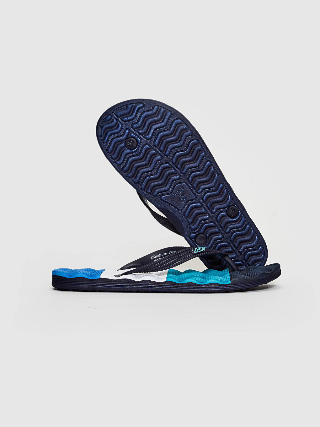 Mavi Erkek Parmak Arası Plaj Terliği-3