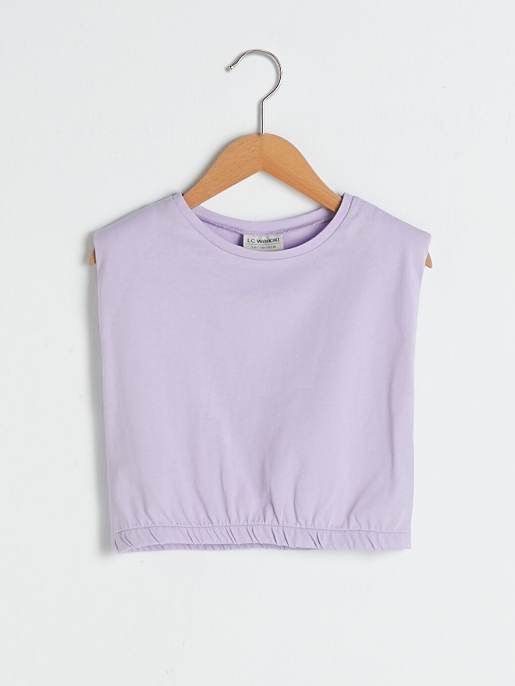 سويت شيرت بناتي بياقة دائرية سادة