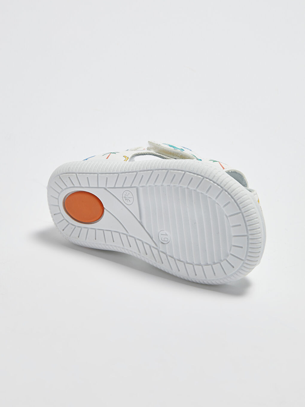 Beyaz Cırt Cırtlı Erkek Bebek İçi Deri Astarlı İlk Adım Ayakkabısı-3