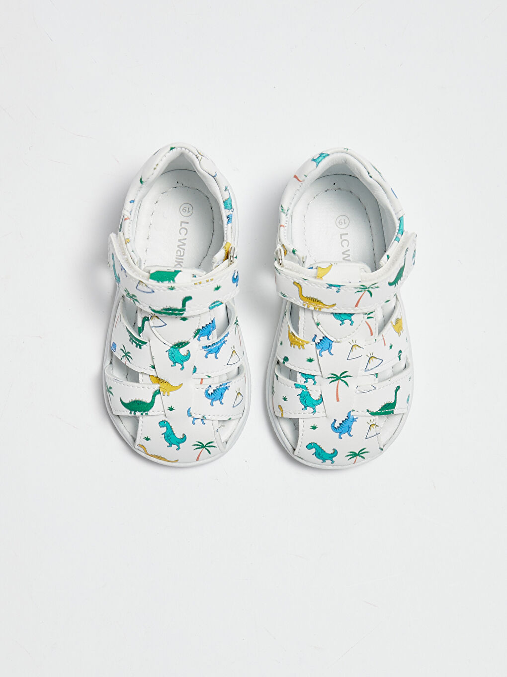 Beyaz Cırt Cırtlı Erkek Bebek İçi Deri Astarlı İlk Adım Ayakkabısı-4