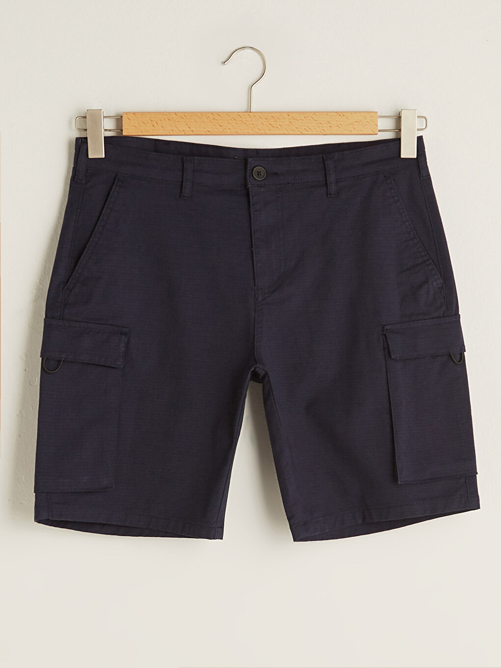 Regular Fit Gabardine Men's Shorts-5