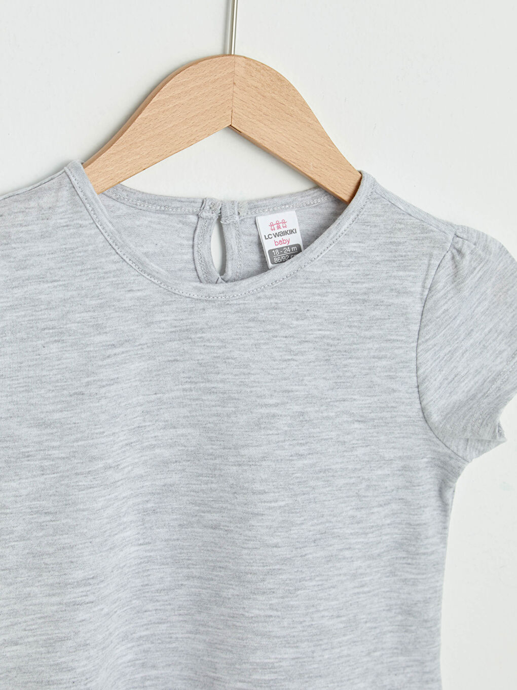 LCW baby Crew Neck Short Sleeve Basic Baby Girl T-Shirt 2 Pieces -S1GV61Z1-E88