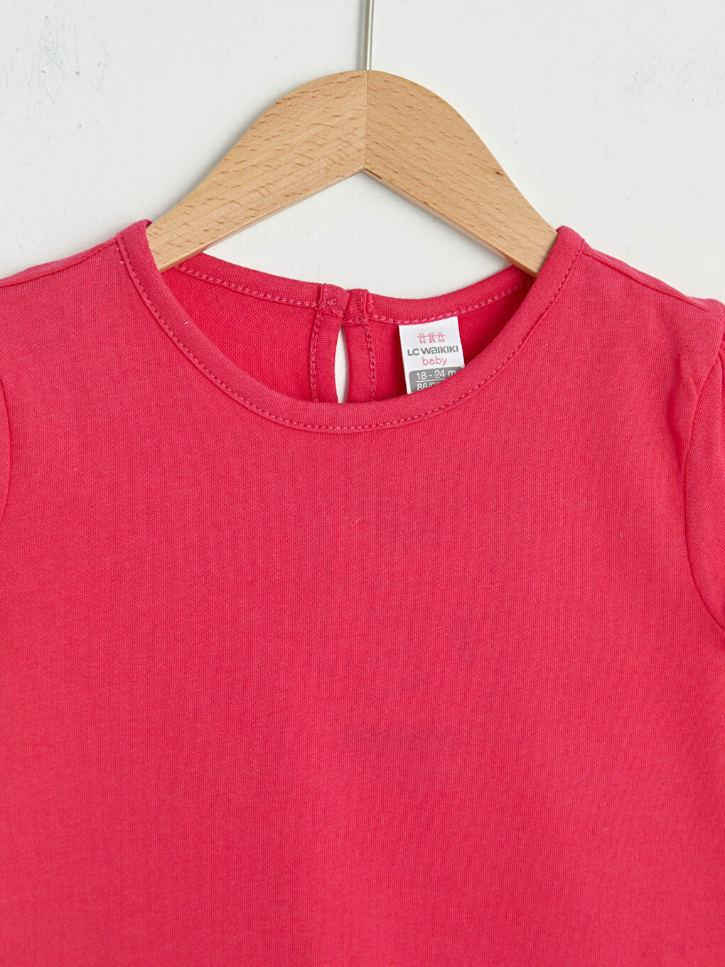 LCW baby Crew Neck Short Sleeve Basic Baby Girl T-Shirt 2 Pieces -S1GV61Z1-E88