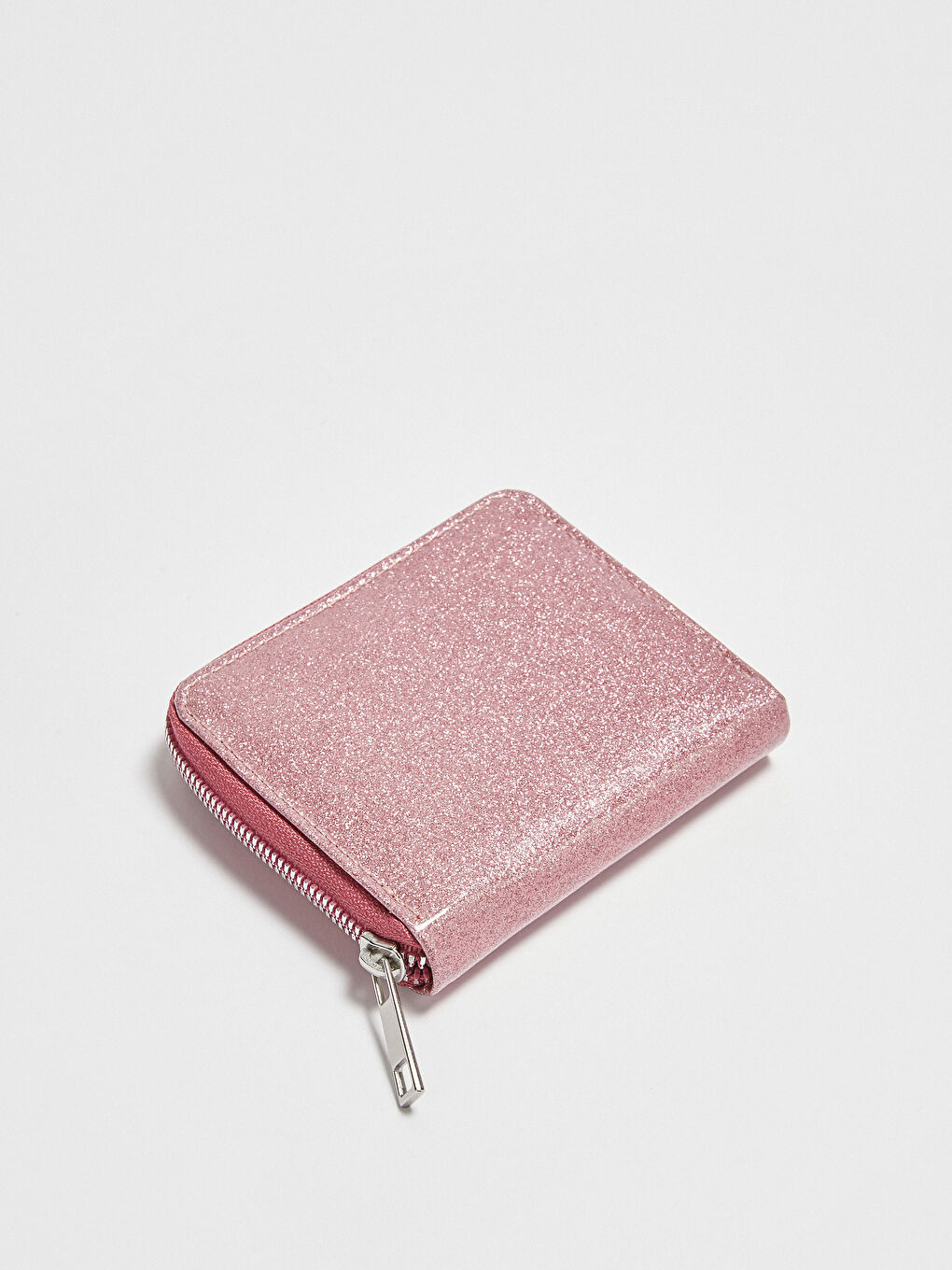 Кошелек для женщин с блестящими деталями под кожу-1