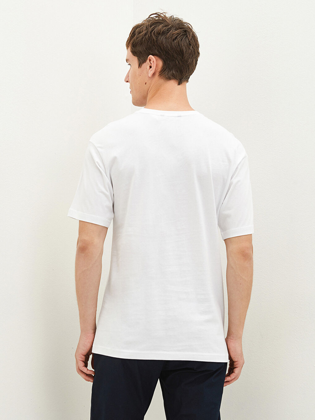 Crew Neck Short Sleeve Batman Printed Jersey Men's T-Shirt-3