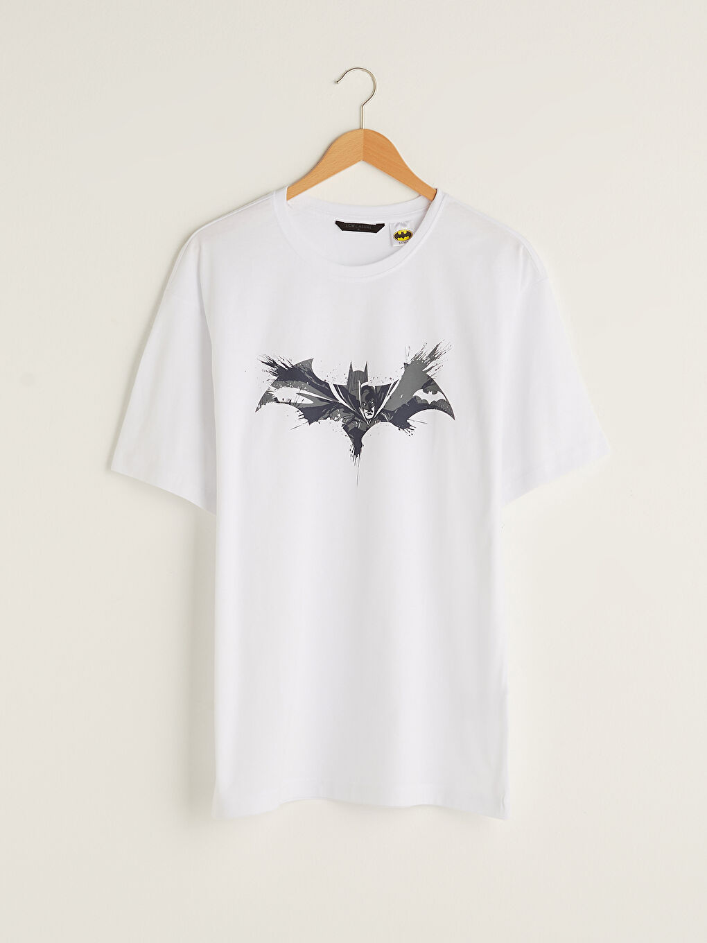 Crew Neck Short Sleeve Batman Printed Jersey Men's T-Shirt-5