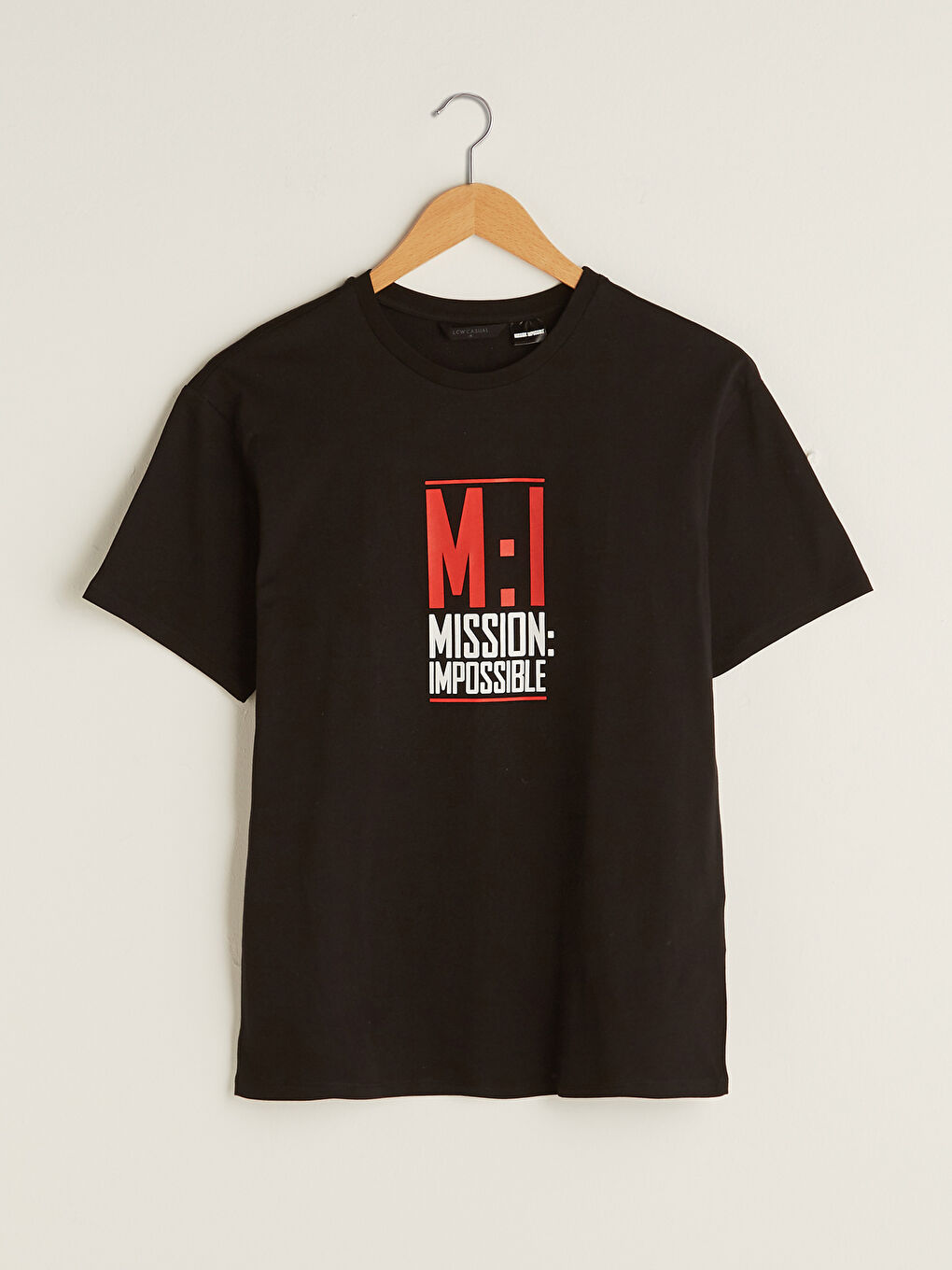 Crew Neck Short Sleeve Printed Combed Cotton Men's T-shirt-6