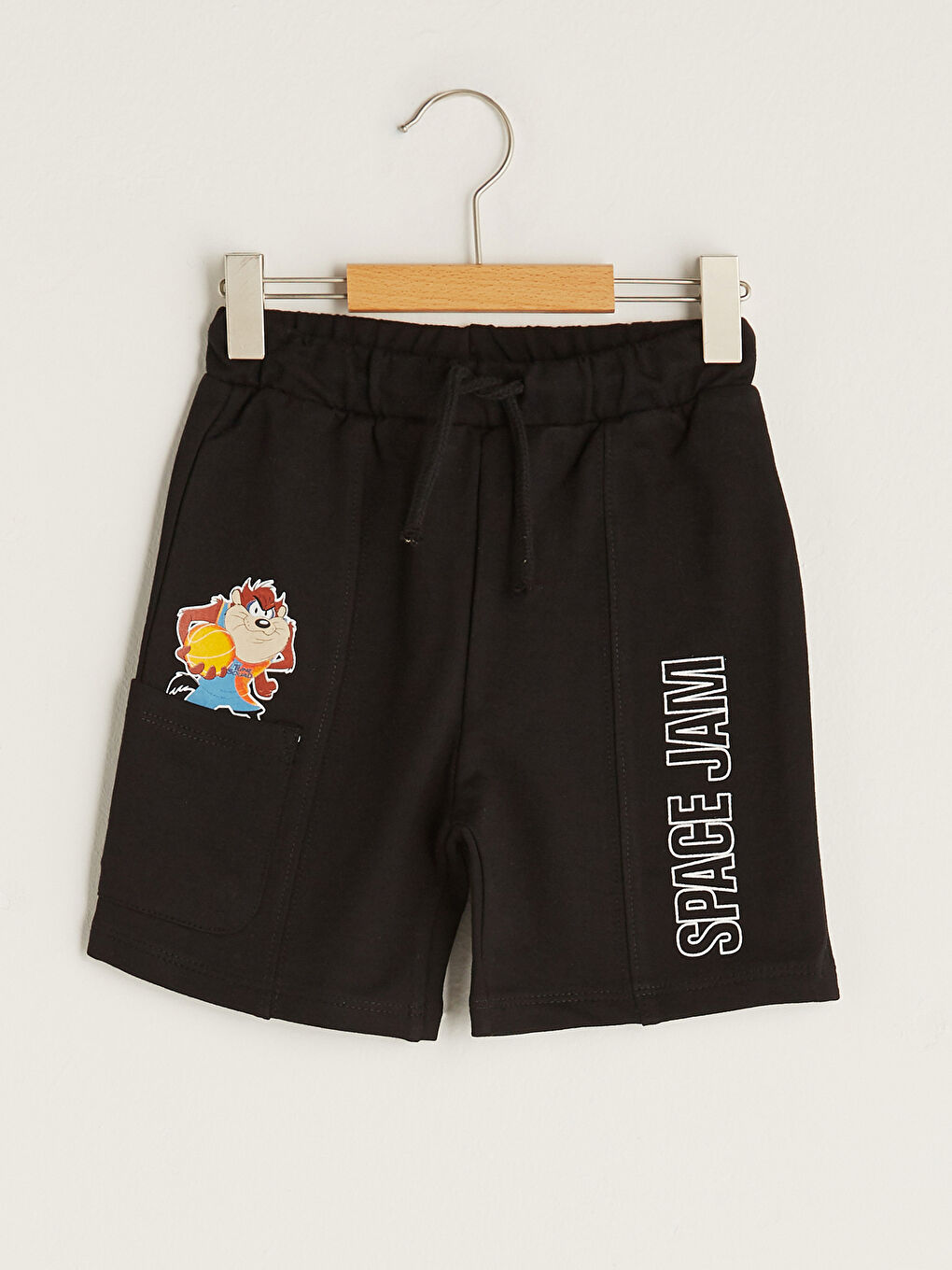 Shorts Bébé Garçon Imprimés Space Jam à Taille Élastique