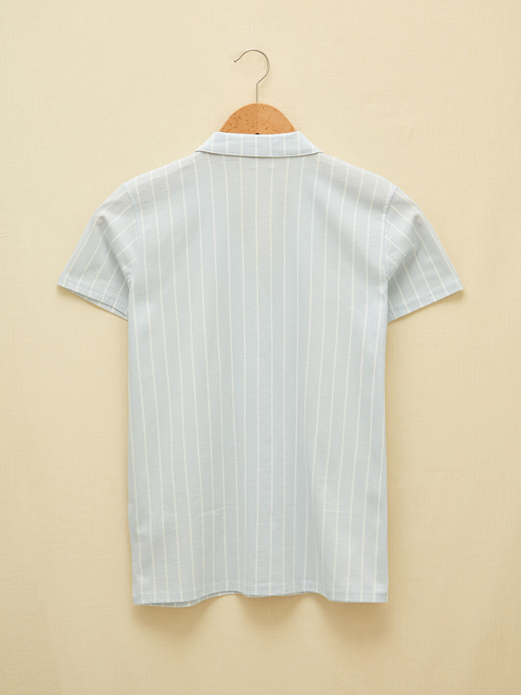 Collared Neck Printed Short Sleeve Women's Pyjama Set-8