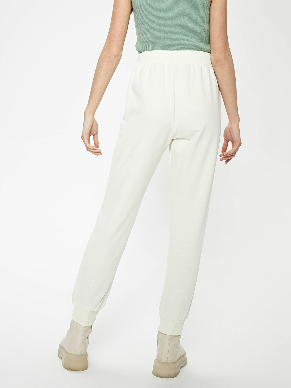 Elasticated Waist Women's Sweatpants-4