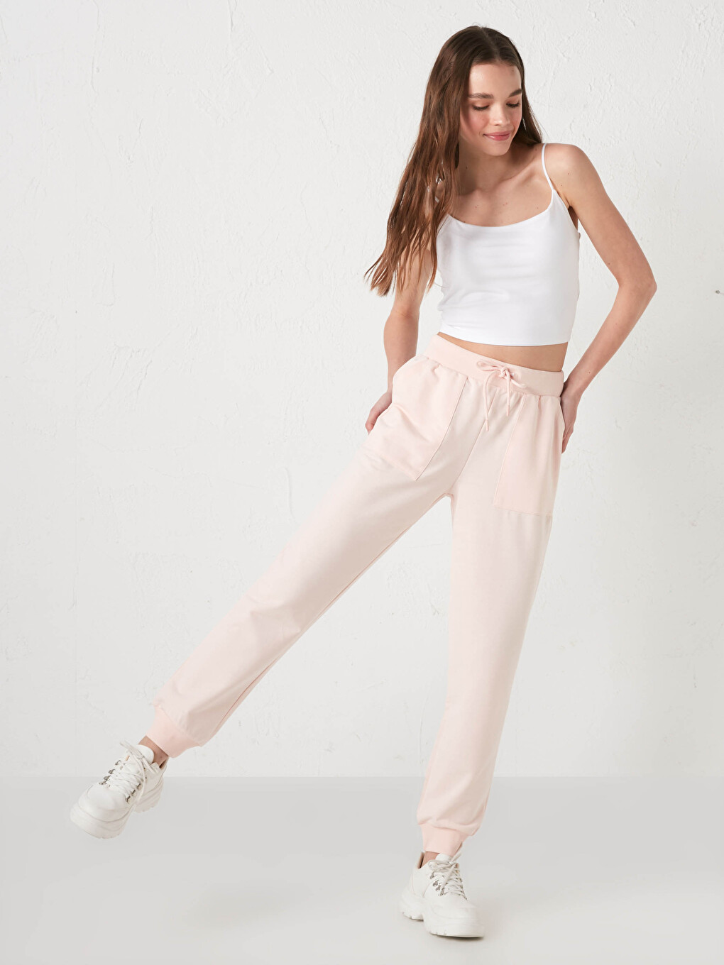 Elasticated Waist Women's Sweatpants-2