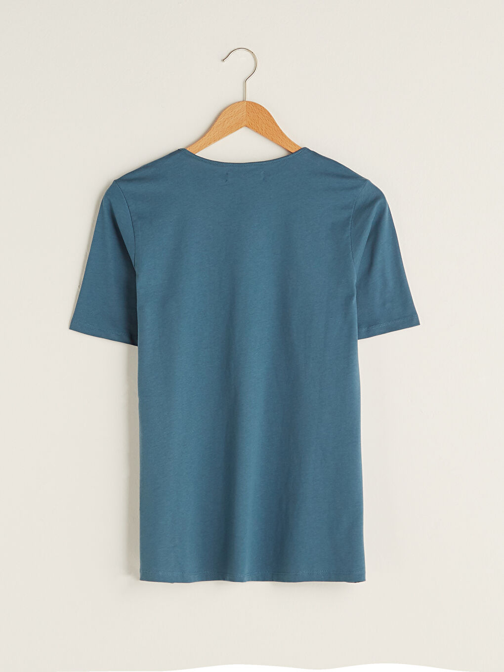 V-Neck Embroidered Short Sleeve Women's Blouse -S1H054Z8-HAS
