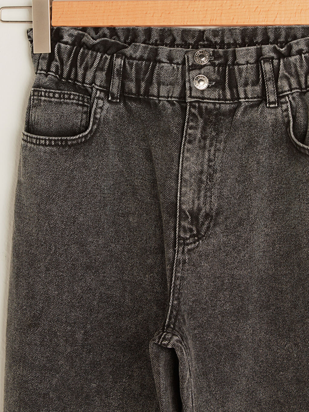 Jean Rodeo Taille Haute Décontracté Longueur Cheville pour Femmes-6