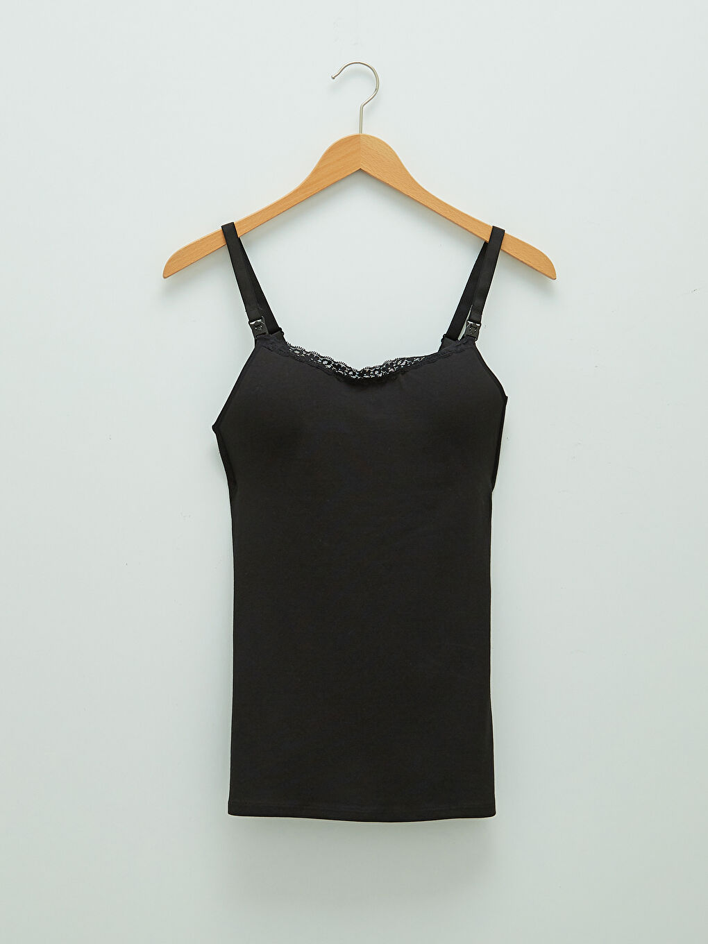 U-Neck Strapless Lace Detailed Cotton Maternity Athlete -S1H231Z8-CVL