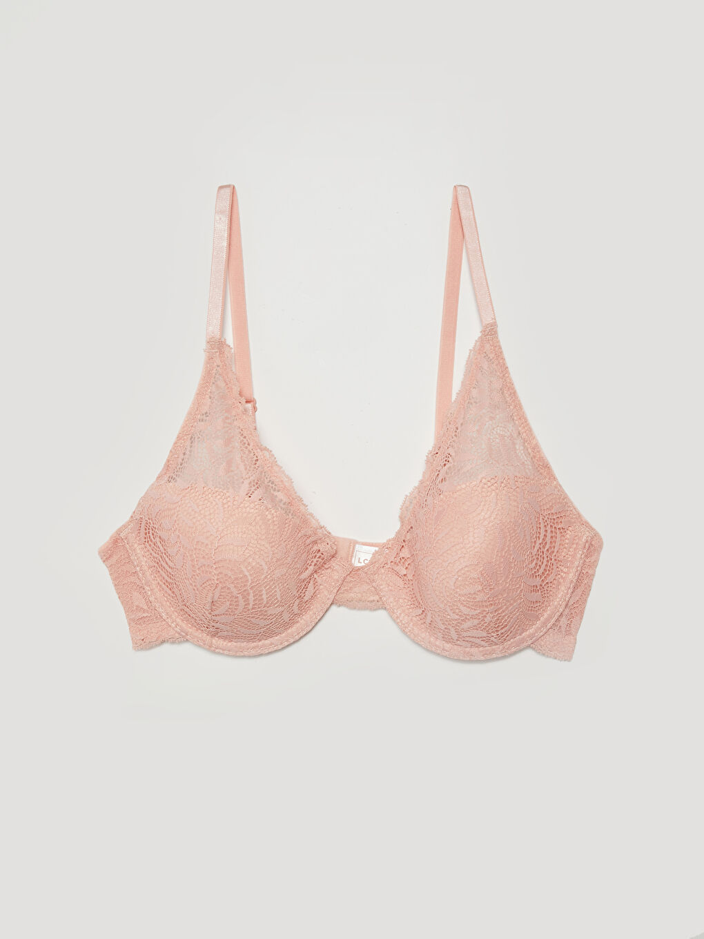 Soutien-gorge T-shirt en dentelle câblé non rembourré