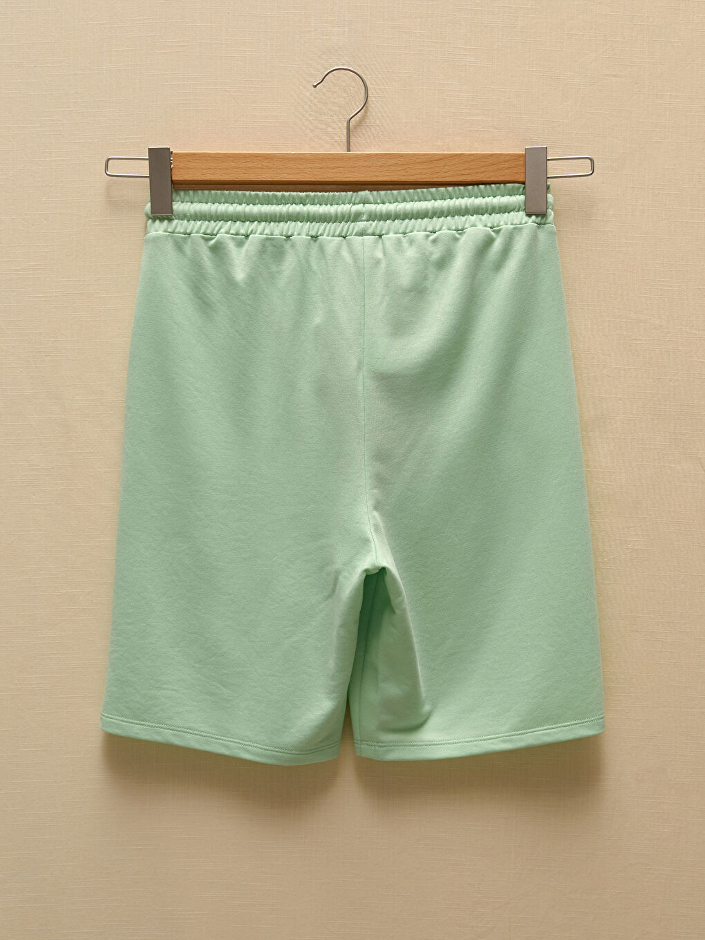 Shorts à Taille Élastique avec Détails de Poches pour Femmes-5