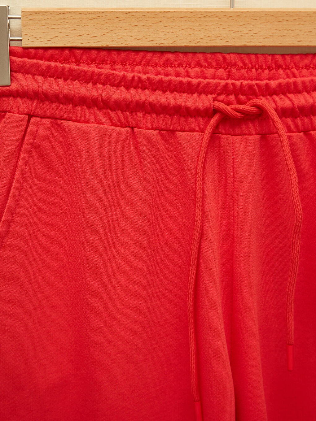 Women's Elastic Waist Pocket Detailed Shorts-5