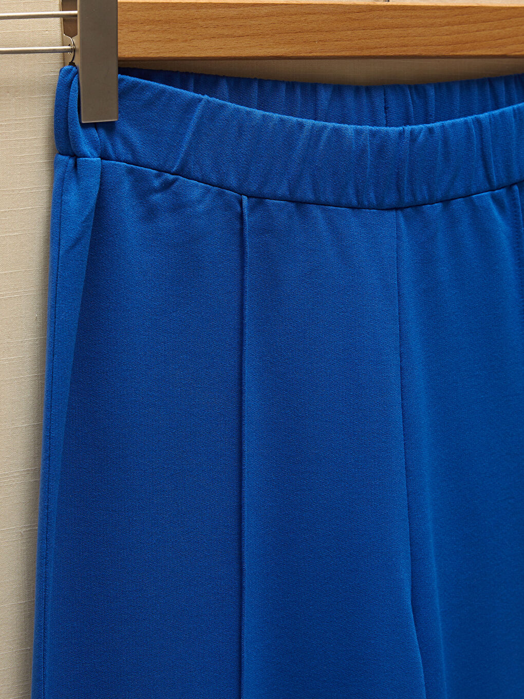 Woman BLUE Capri Trousers-5