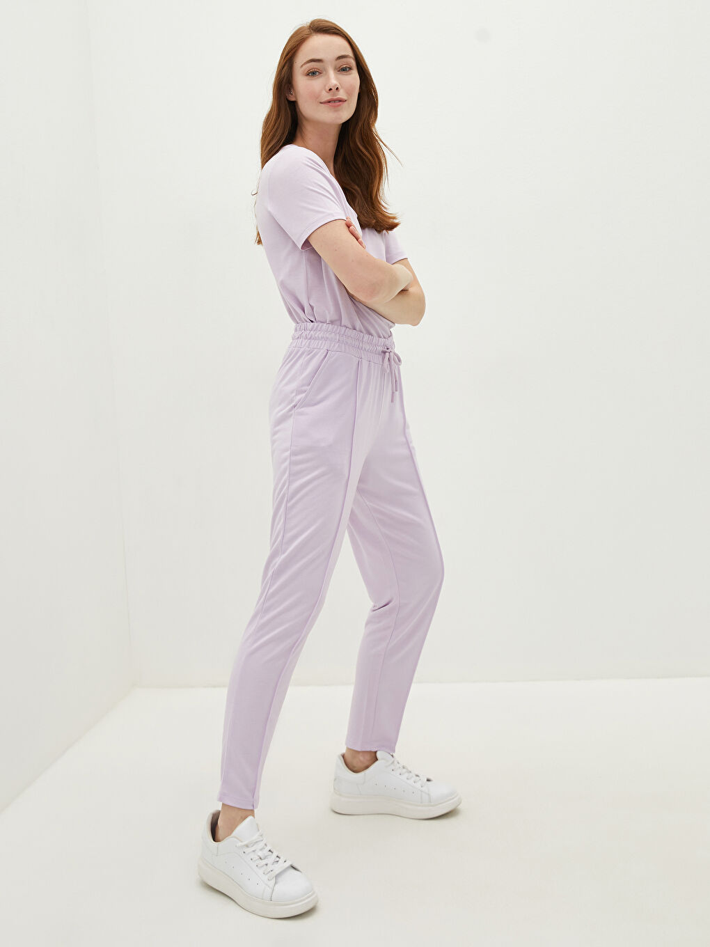 LCWAIKIKI Basic Woman LILAC Sweatpants -S1H387Z8-G0W