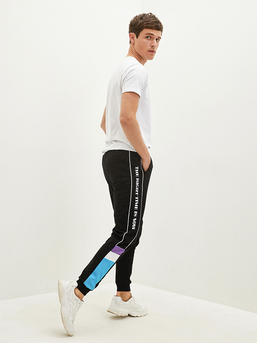 XSIDE Slim Fit Men's Sweatpants -S1H406Z8-CVL - LC Waikiki