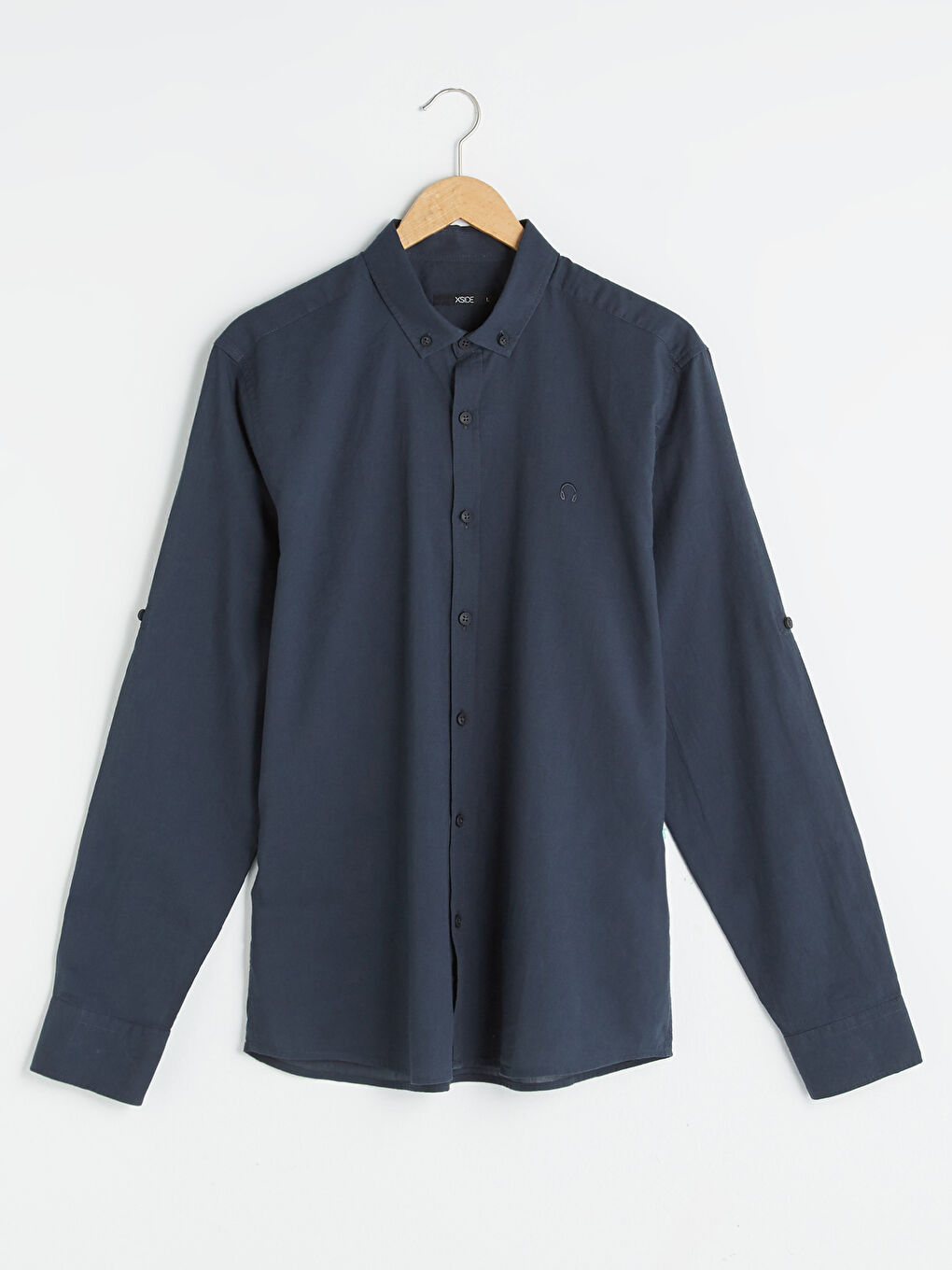 Slim Fit Long Sleeve Men's Shirt-7