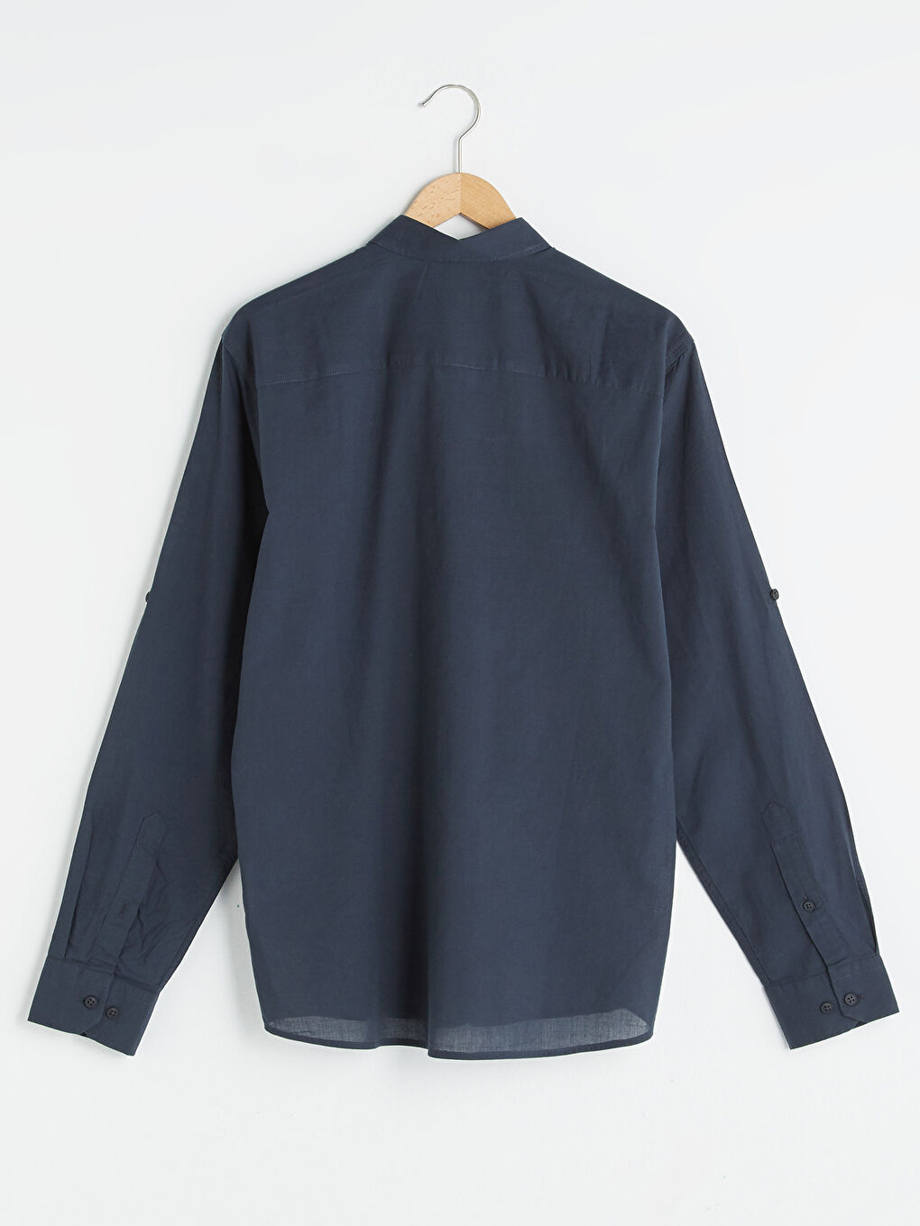 Slim Fit Long Sleeve Men's Shirt-8