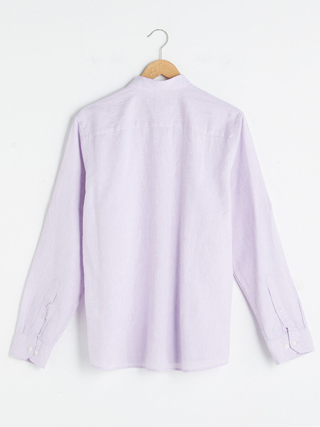 Slim Fit Long Sleeve Men's Shirt-6