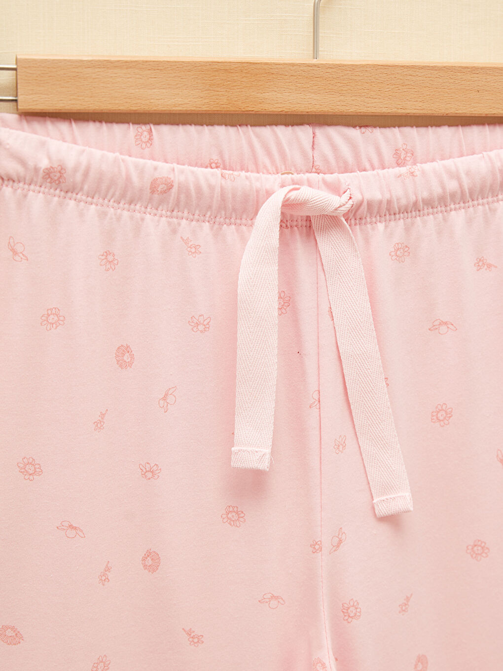 Elastischer Bund Gemusterte Baumwolle Pyjama-Hosen für Damen-10