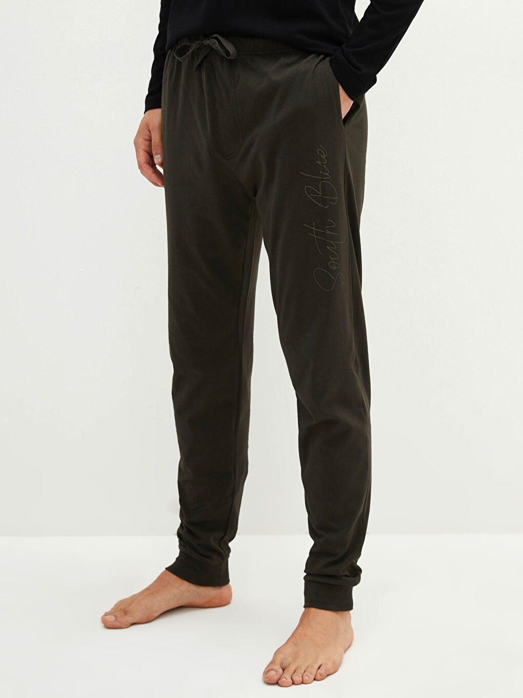 Bas de pyjama imprimé à coupe régulière pour hommes-2