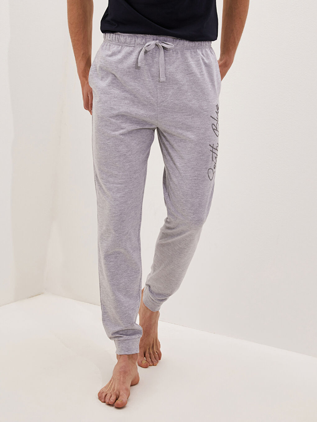 Bas de pyjama imprimé à coupe régulière pour hommes-4