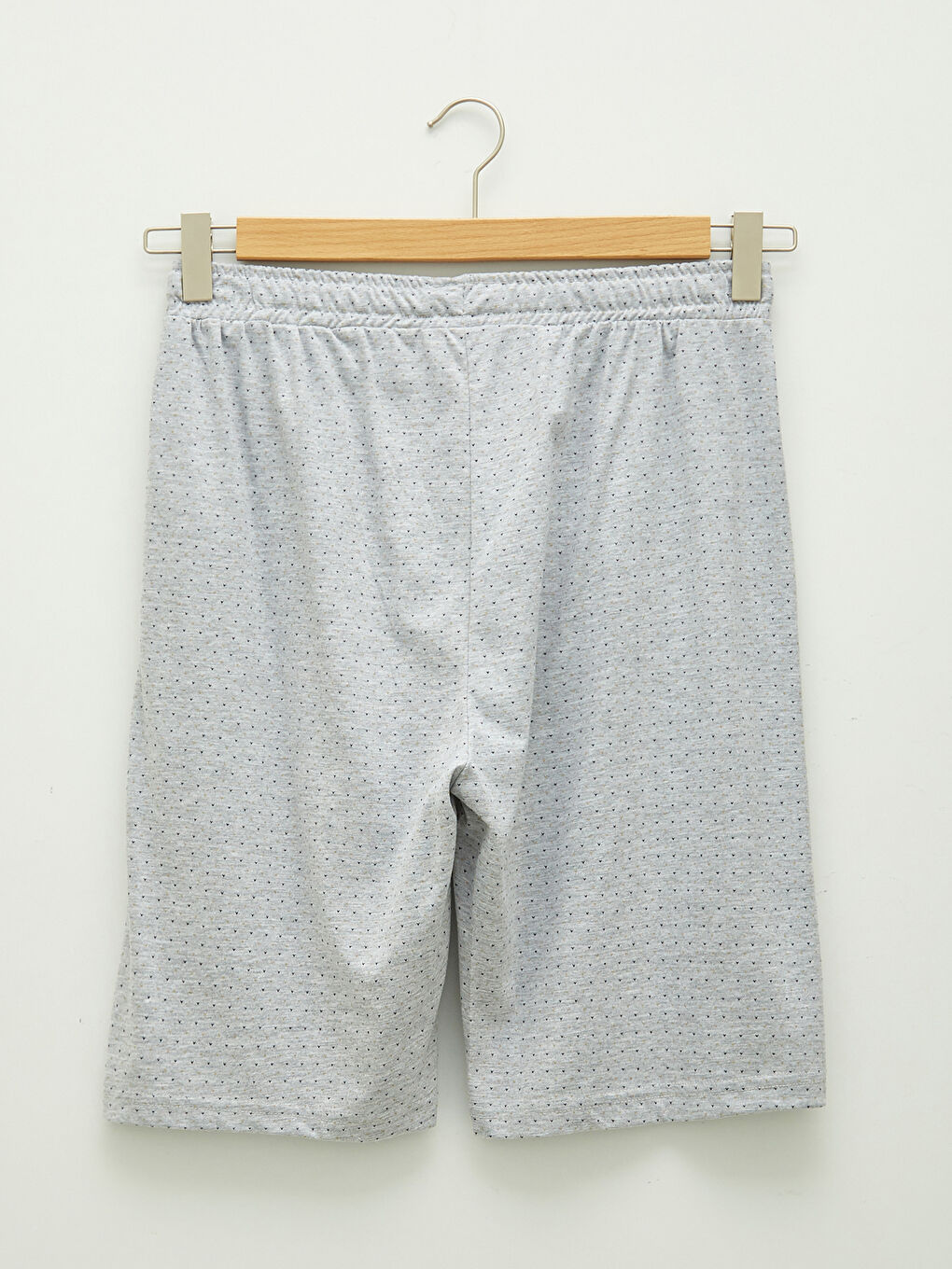 Pantaloni Scurți de Pijama pentru Bărbați din Bumbac cu Model Standard-6