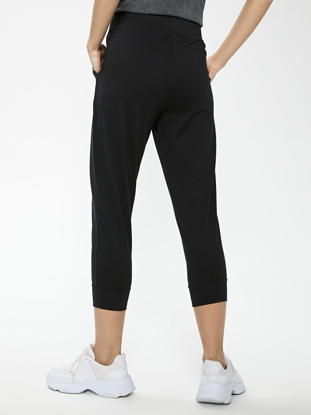 XSIDE ACTIVE Elastic Waist Pocket Detailed Women's Sports Tracksuit Bottoms -S1H614Z8-CVL