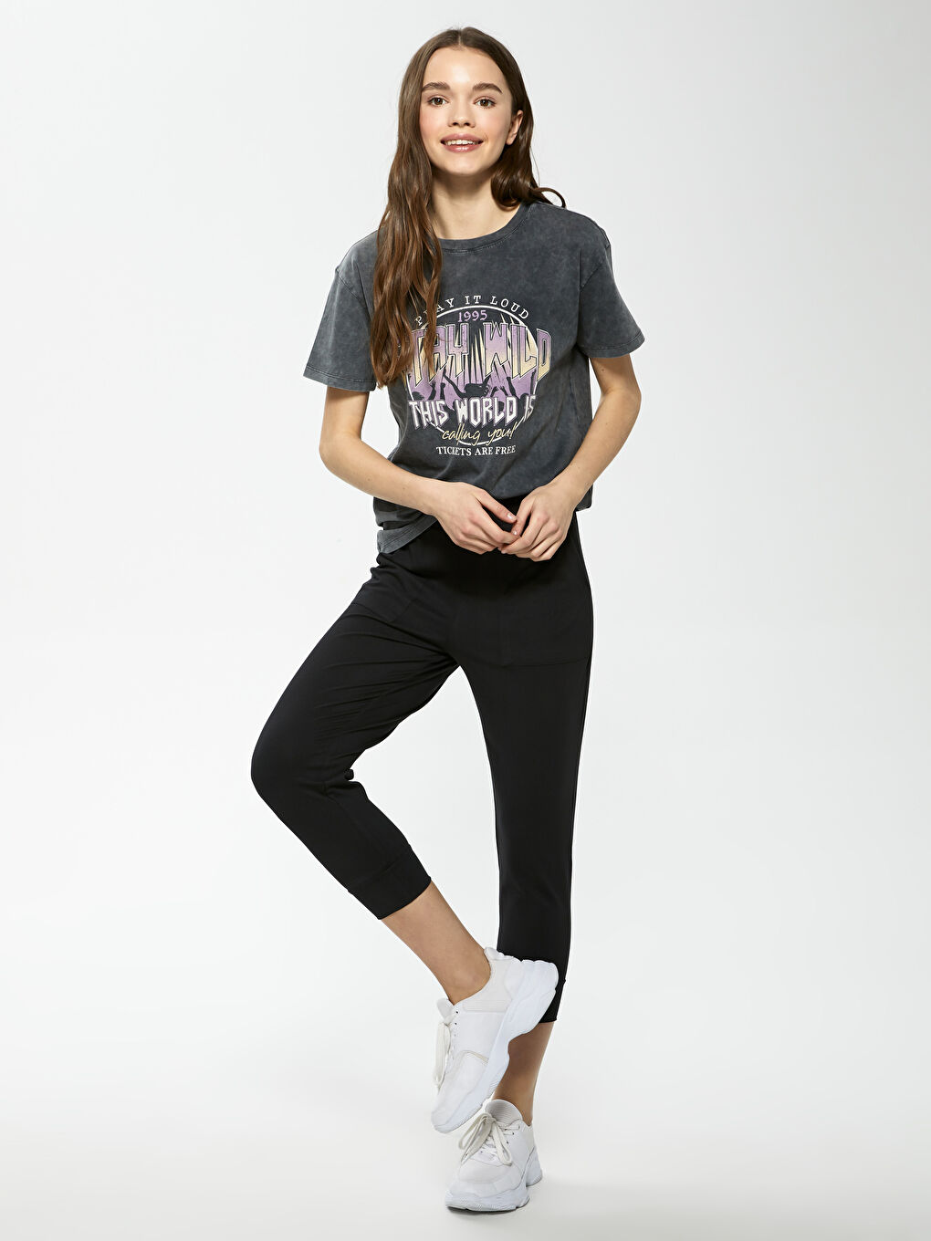 XSIDE ACTIVE Elastic Waist Pocket Detailed Women's Sports Tracksuit Bottoms -S1H614Z8-CVL