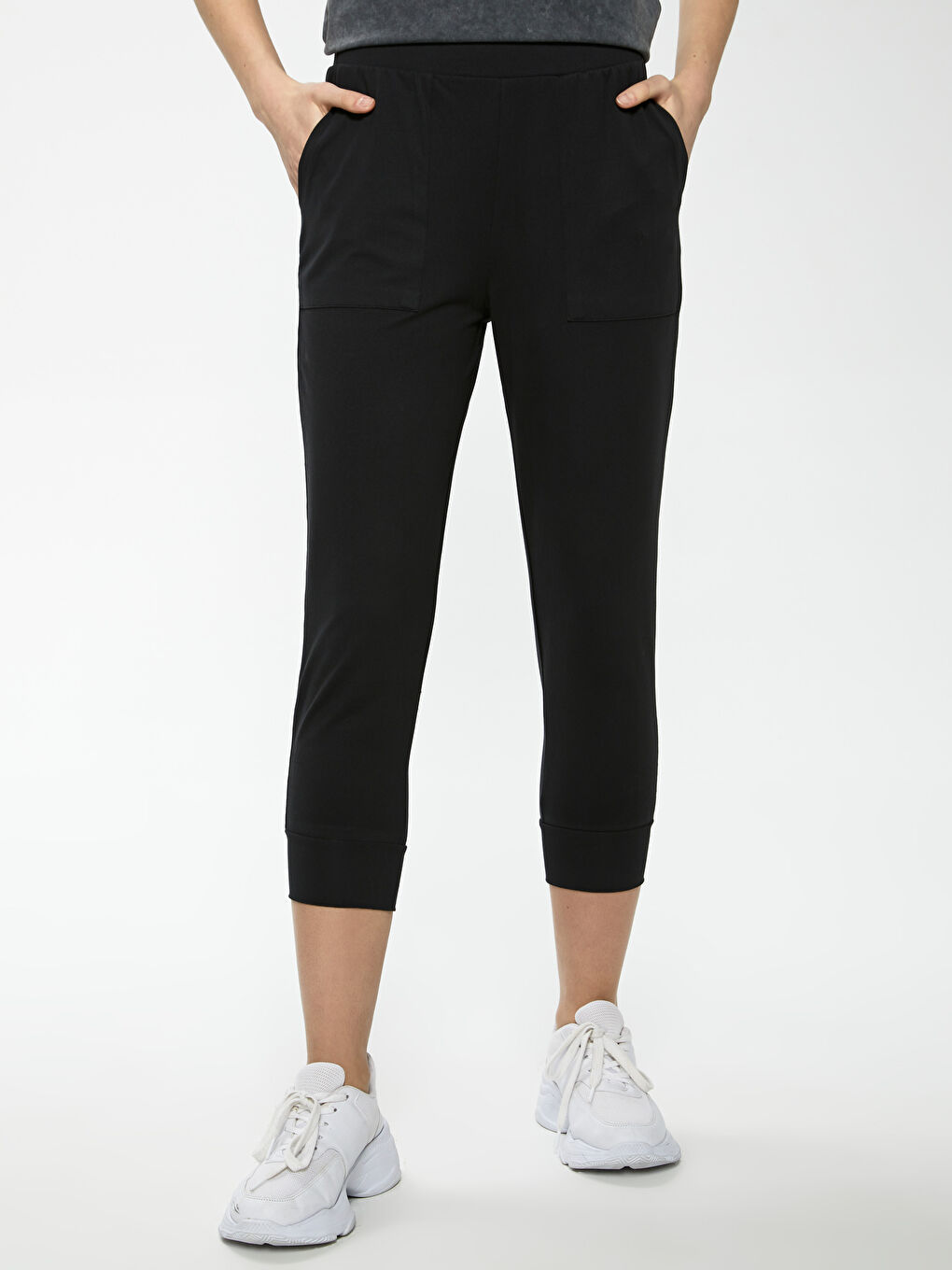XSIDE ACTIVE Elastic Waist Pocket Detailed Women's Sports Tracksuit Bottoms -S1H614Z8-CVL