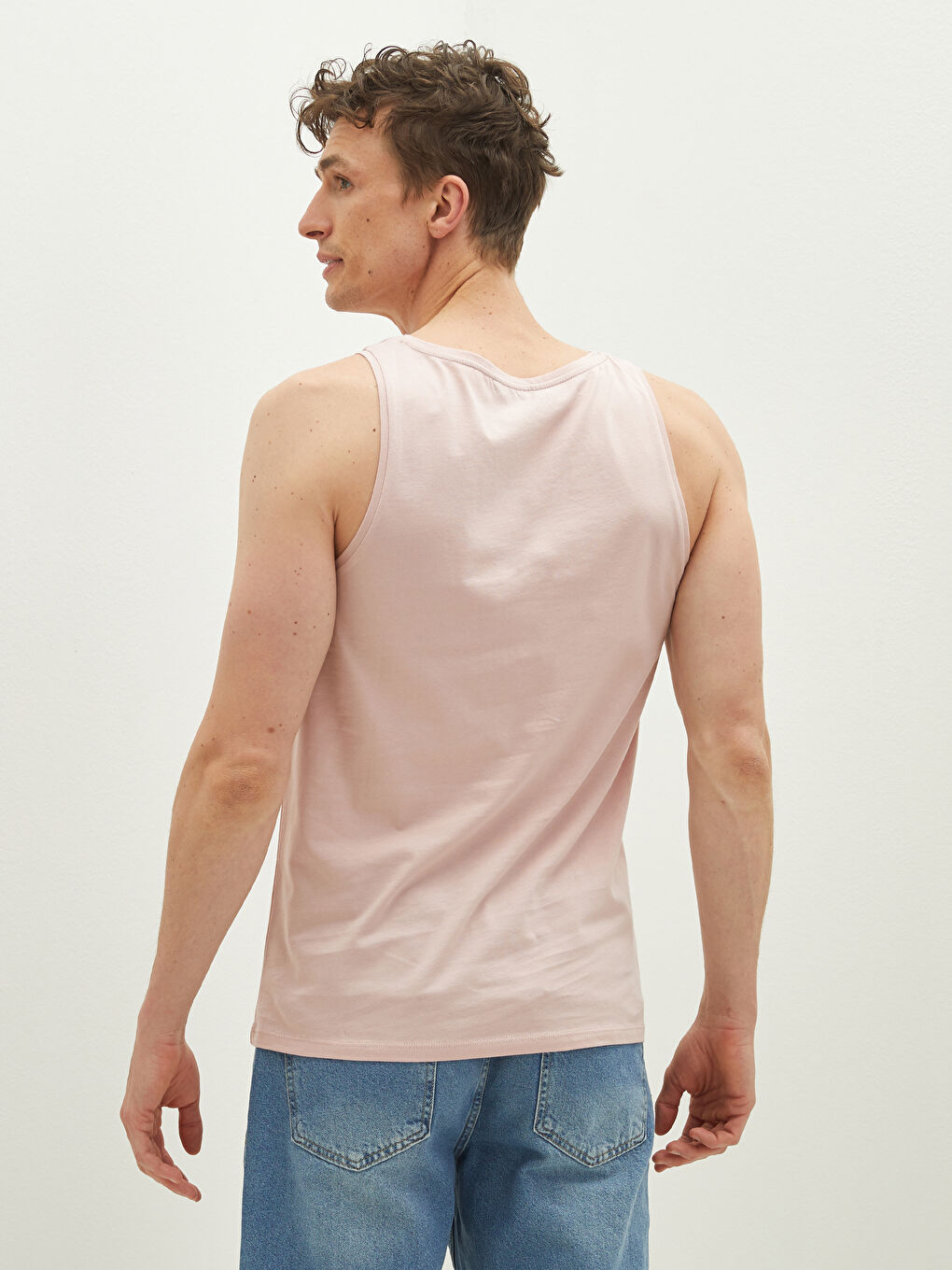 XSIDE T-shirt sans manches en coton imprimé à col rond pour Hommes -S1H625Z8-PDY