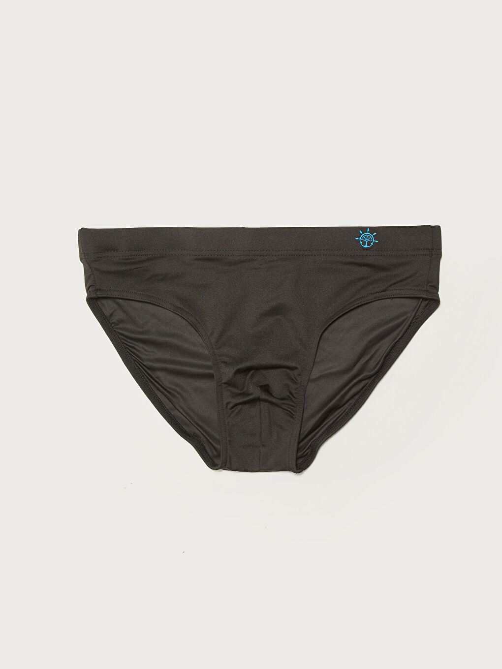 Siyah Kısa Boy Esnek Kumaştan Erkek Slip Mayo