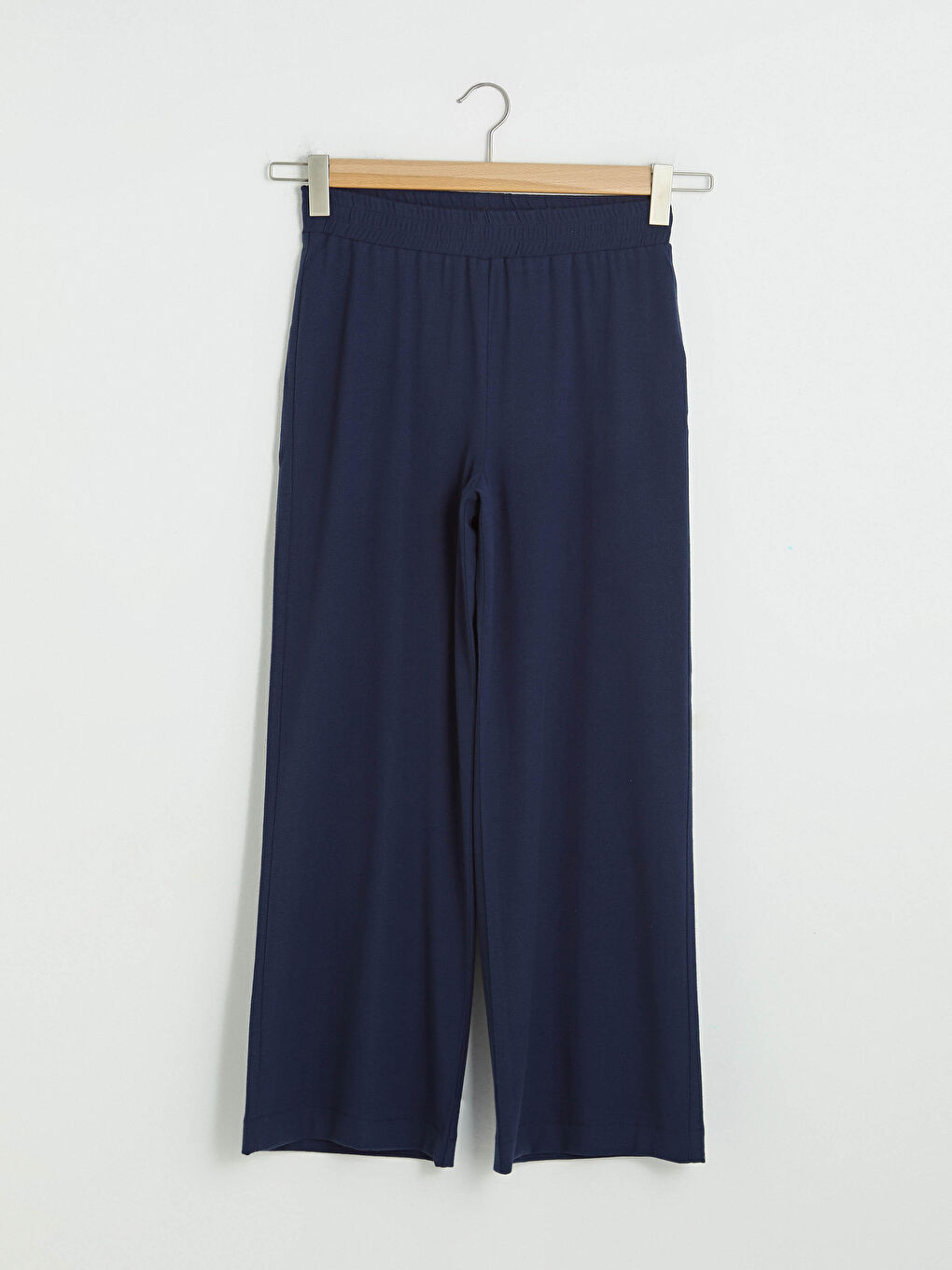 Pantalon Palazzo à Taille Élastique Coupe Confortable pour Femmes-5