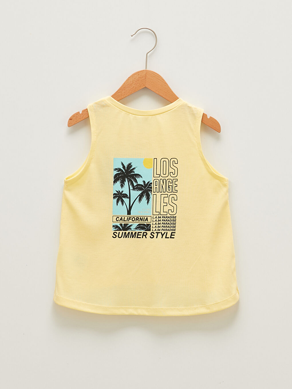 Crew Neck Printed Girl's Undershirt and Shorts-2