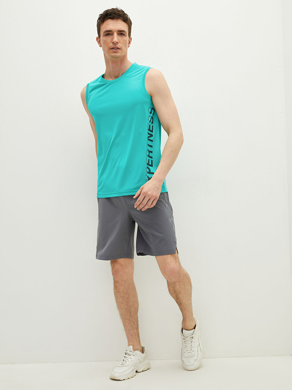 شورت رياضي نشط عادي للرجال-2