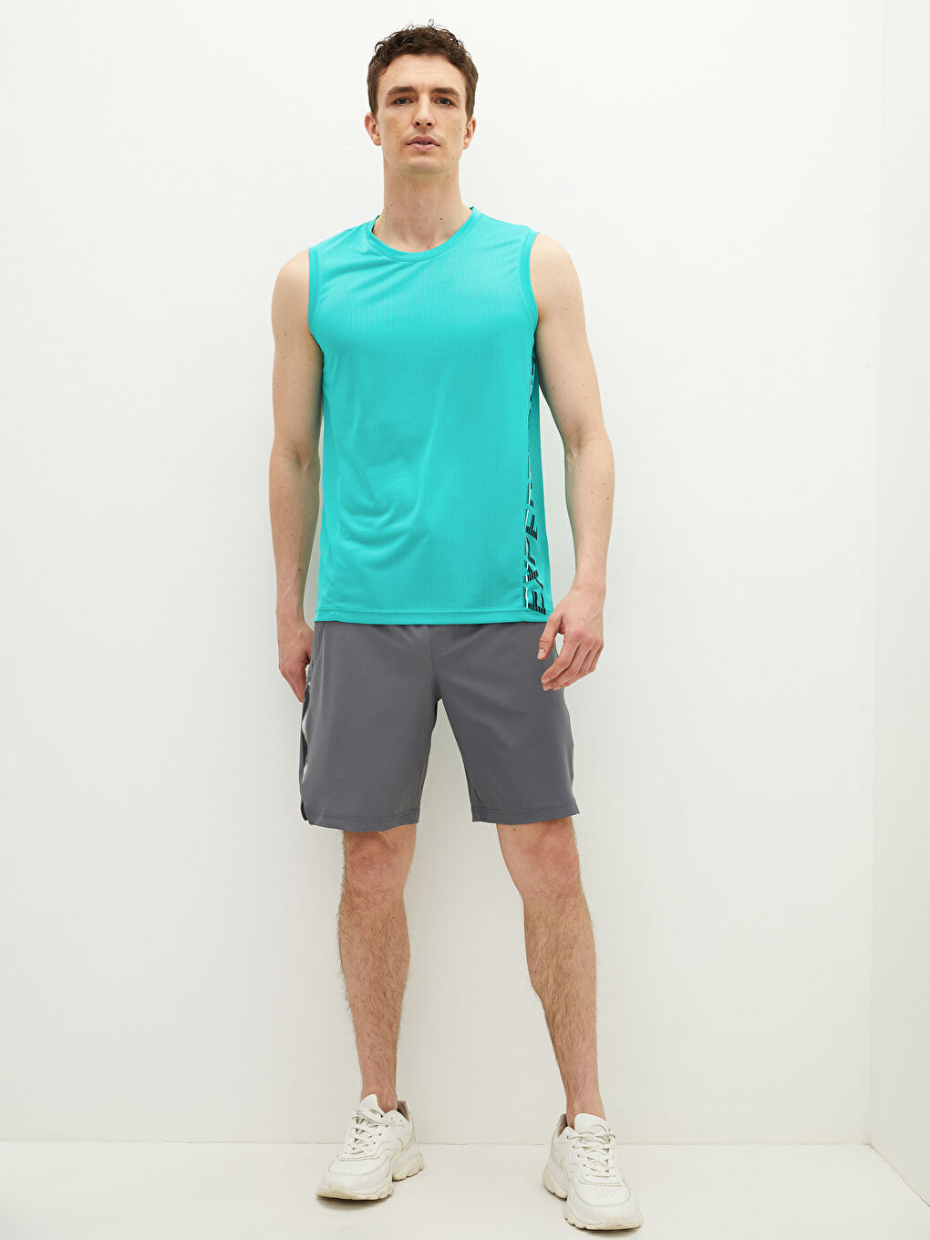 شورت رياضي نشط عادي للرجال-3