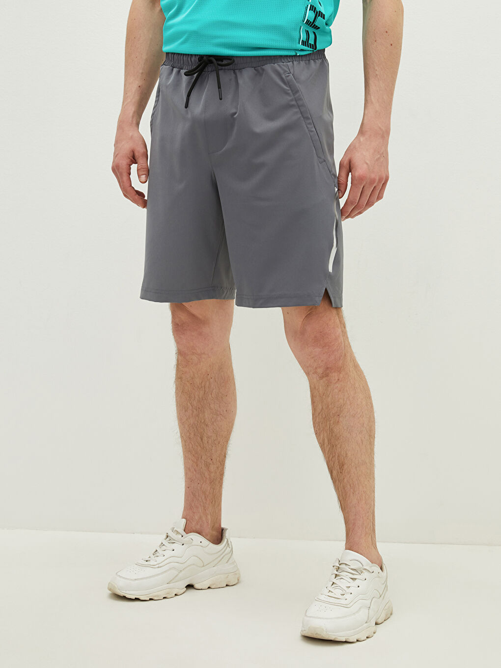 شورت رياضي نشط عادي للرجال-4