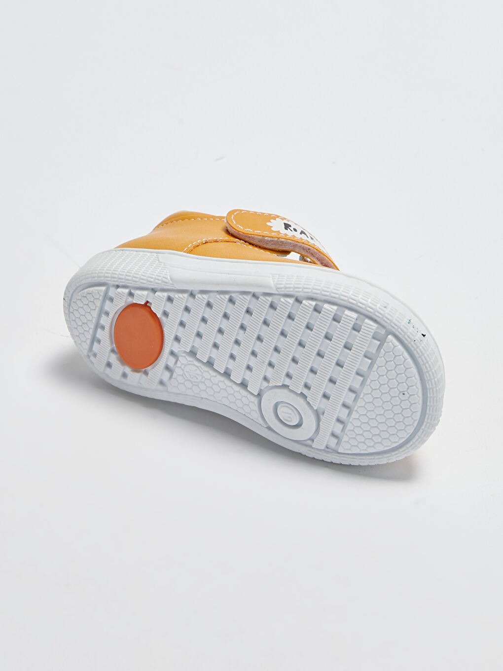 Hook and Loop Baby Boy First Step Shoes With Leather Lining-3