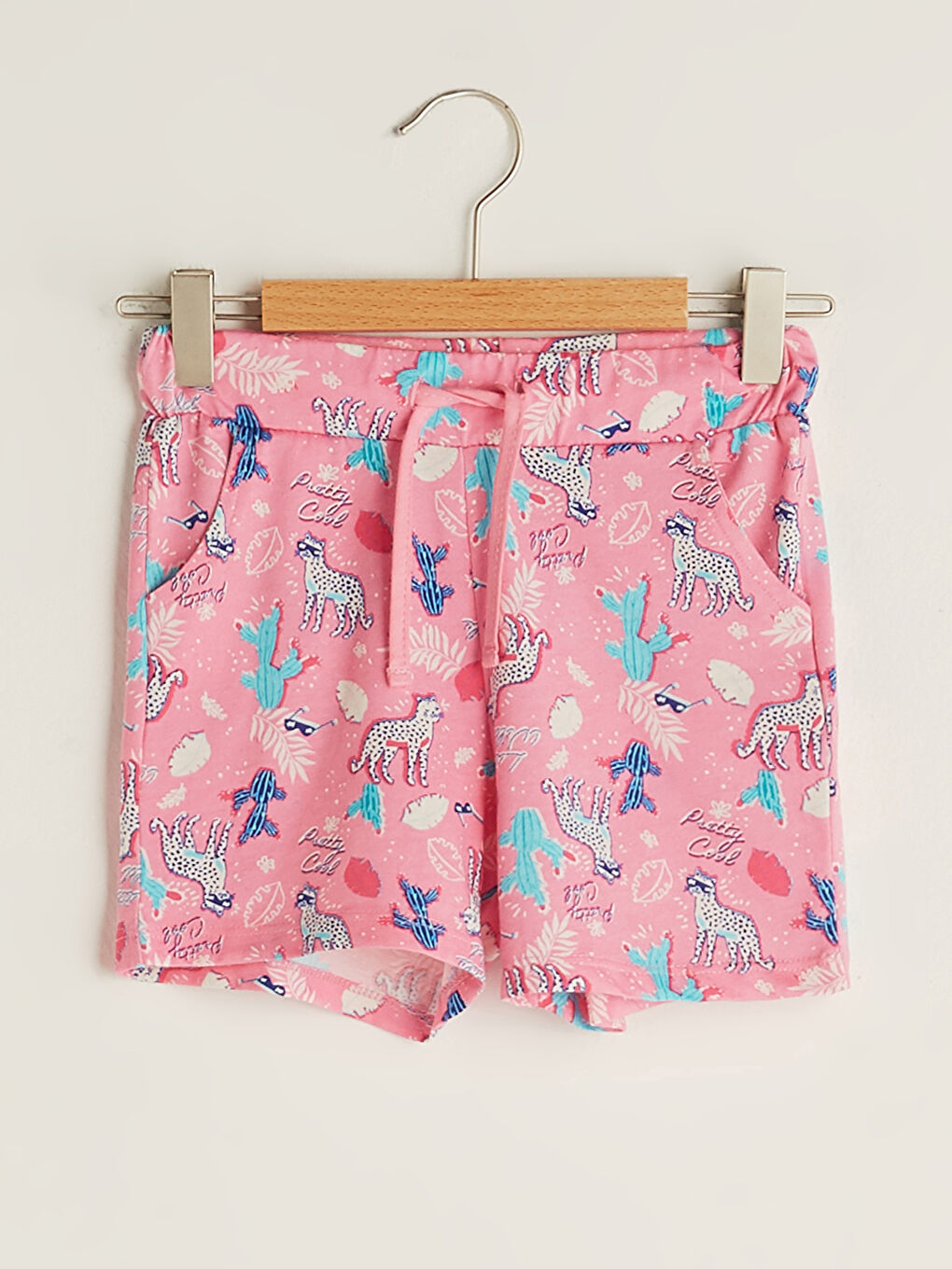 Elasticated Waist Printed Girls' Shorts